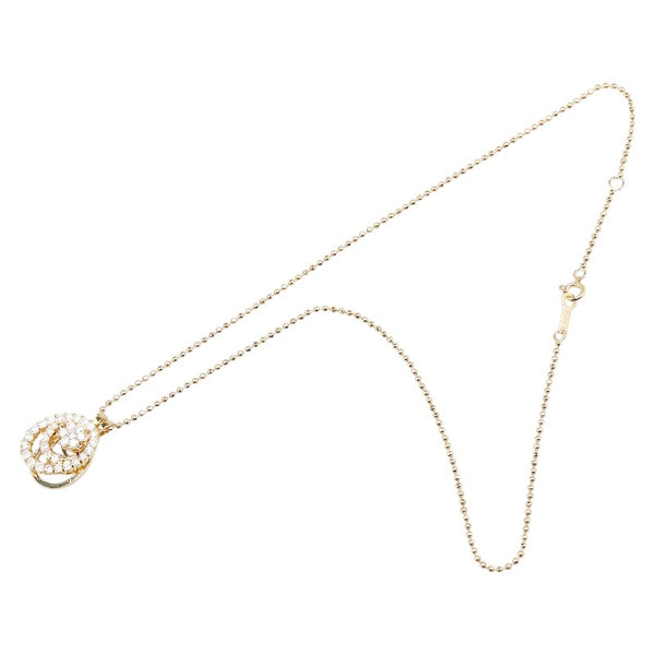 K18YG イエローゴールド ダイヤ1.00ct ネックレス レディース 【中古】