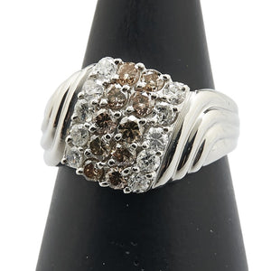 Pt900 プラチナ ダイヤ1.10ct リング 指輪 レディース 10.5号 【中古】
