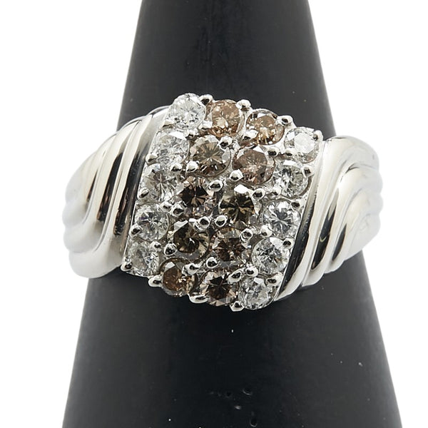 Pt900 プラチナ ダイヤ1.10ct リング 指輪 レディース 10.5号 【中古】