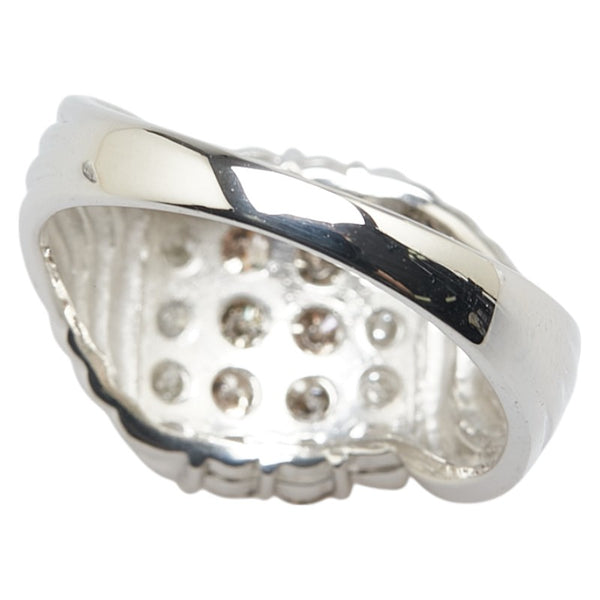Pt900 プラチナ ダイヤ1.10ct リング 指輪 レディース 10.5号 【中古】