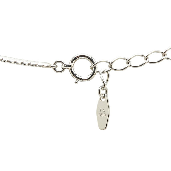 Pt900 プラチナ Pt850 プラチナ エメラルド1.56ct ダイヤ0.76ct 雫 モチーフ ペンダントネックレス レディース 【中古】