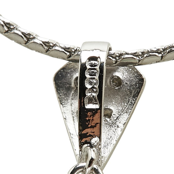 Pt900 プラチナ Pt850 プラチナ エメラルド1.56ct ダイヤ0.76ct 雫 モチーフ ペンダントネックレス レディース 【中古】