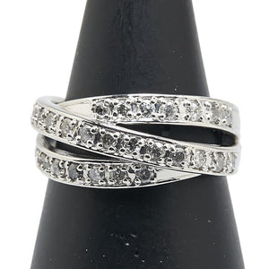 Pt900 プラチナ ダイヤ0.50ct リング 指輪 レディース 12号 【中古】