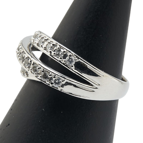 Pt900 プラチナ ダイヤ0.50ct リング 指輪 レディース 12号 【中古】