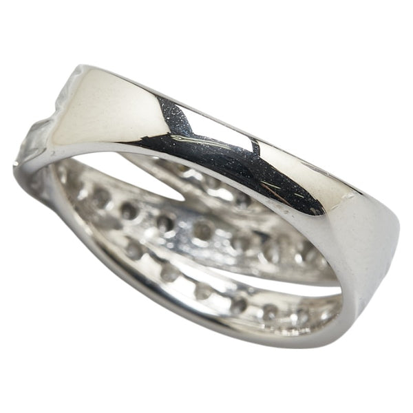 Pt900 プラチナ ダイヤ0.50ct リング 指輪 レディース 12号 【中古】