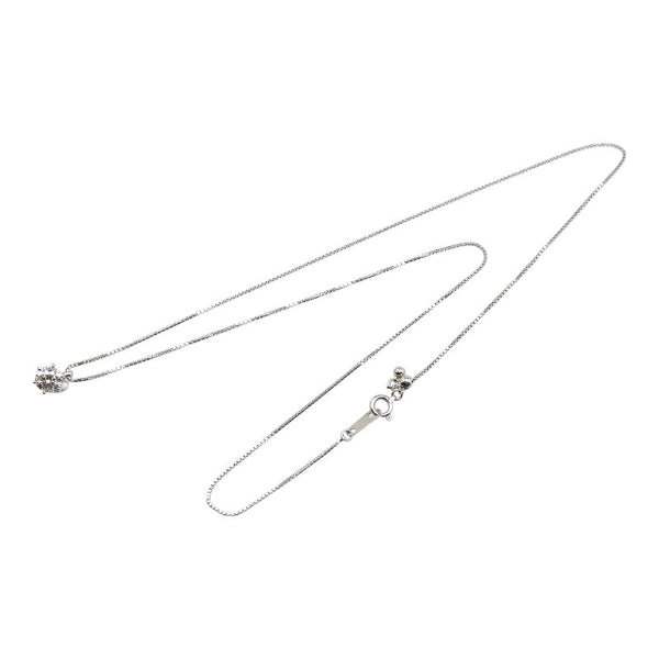 Pt900 プラチナ Pt850 プラチナ ダイヤ0.70ct ネックレス レディース 【中古】