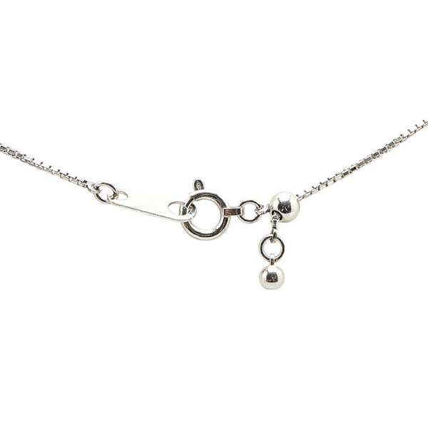 Pt900 プラチナ Pt850 プラチナ ダイヤ0.70ct ネックレス レディース 【中古】