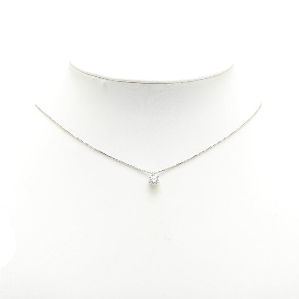 Pt900 プラチナ Pt850 プラチナ ダイヤ0.70ct ネックレス レディース 【中古】