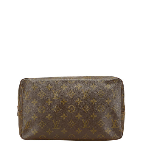 ルイ ヴィトン モノグラム トゥルーストワレット 28 セカンドバッグ クラッチバッグ M47522 ブラウン PVC レディース LOUIS VUITTON 【中古】