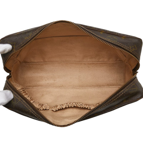 ルイ ヴィトン モノグラム トゥルーストワレット 28 セカンドバッグ クラッチバッグ M47522 ブラウン PVC レディース LOUIS VUITTON 【中古】