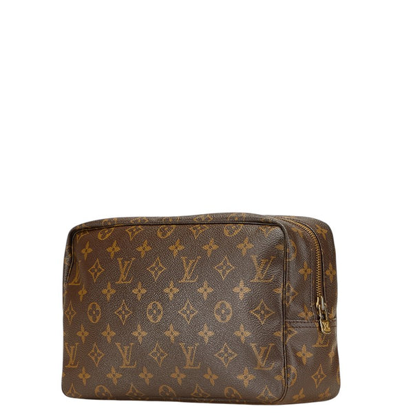 ルイ ヴィトン モノグラム トゥルーストワレット 28 セカンドバッグ クラッチバッグ M47522 ブラウン PVC レディース LOUIS VUITTON 【中古】