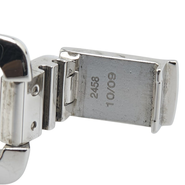 グッチ Gコレクション 腕時計 125.5 クオーツ シルバー文字盤 ステンレススチール レディース GUCCI 【中古】