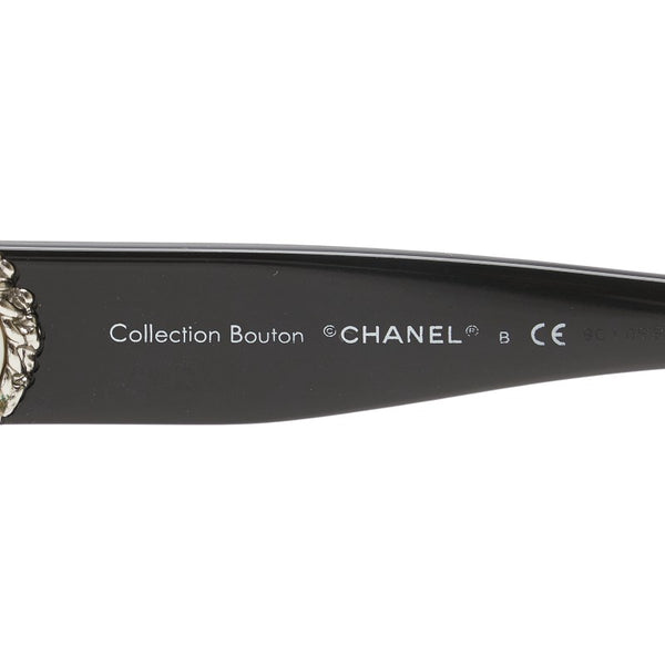 シャネル ココマーク メガネ 度入り ブラック プラスチック メタル レディース CHANEL 【中古】