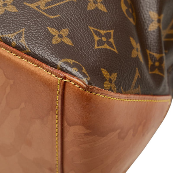 ルイ ヴィトン モノグラム カバ メゾ トートバッグ ショルダーバッグ M51151 ブラウン PVC レザー レディース LOUIS VUITTON 【中古】