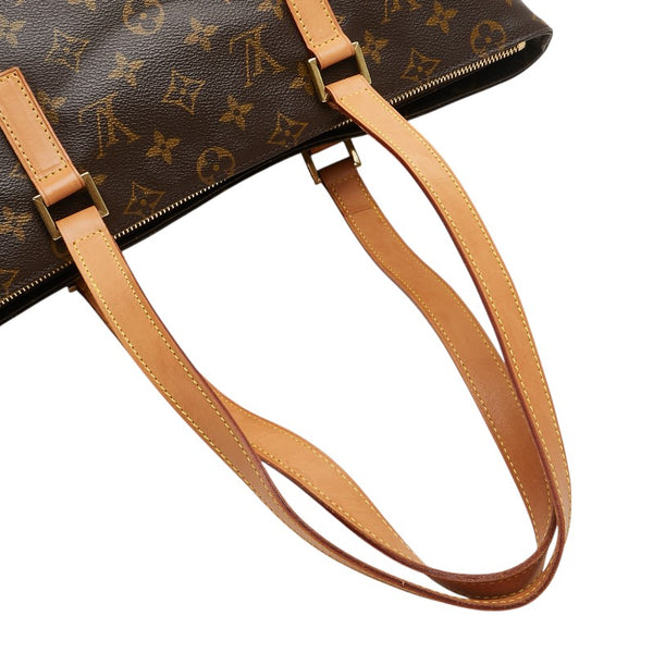 ルイ ヴィトン モノグラム カバ メゾ トートバッグ ショルダーバッグ M51151 ブラウン PVC レザー レディース LOUIS VUITTON 【中古】