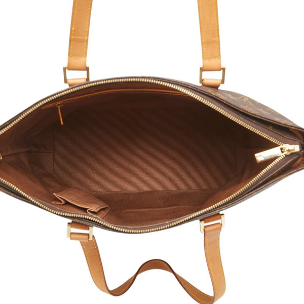 ルイ ヴィトン モノグラム カバ メゾ トートバッグ ショルダーバッグ M51151 ブラウン PVC レザー レディース LOUIS VUITTON 【中古】