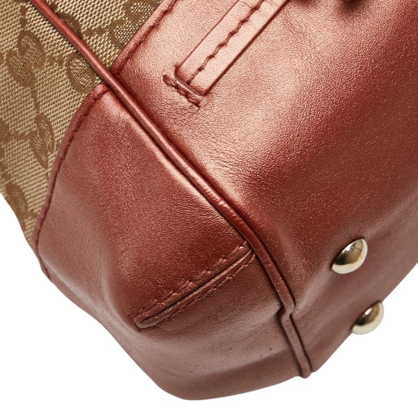 グッチ GGキャンバス メイフェア ハンドバッグ ショルダーバッグ 2WAY 269894 ベージュ オレンジ キャンバス レザー レディース GUCCI 【中古】