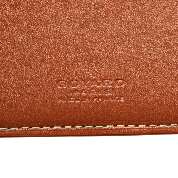 ゴヤール ヘリンボーン 長財布 ブラウン PVC レディース GOYARD 【中古】