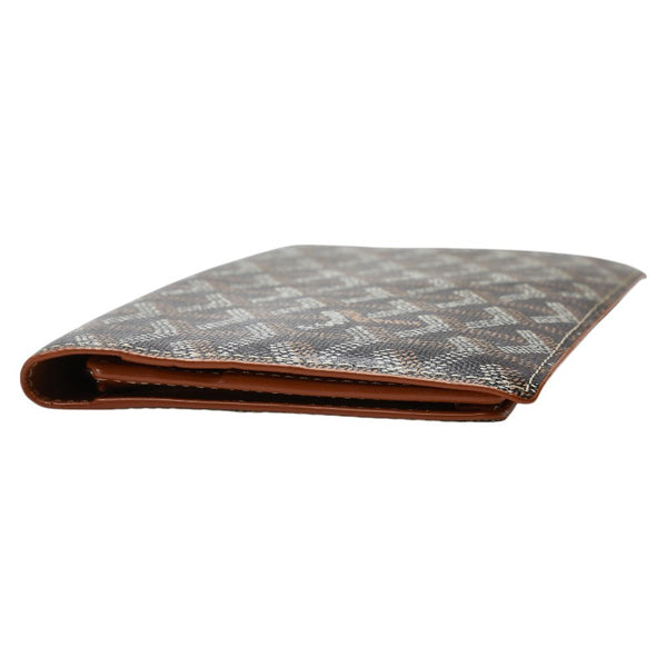 ゴヤール ヘリンボーン 長財布 ブラウン PVC レディース GOYARD 【中古】
