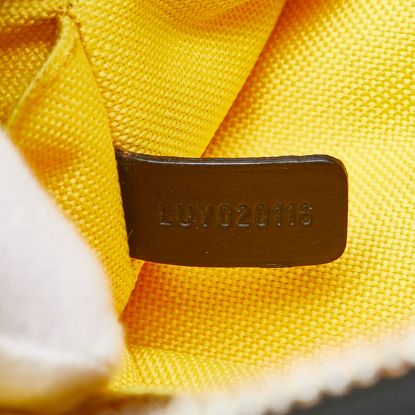 ゴヤール ミロワールPM セカンドバッグ クラッチバッグ ブラック マルチカラー PVC レザー レディース GOYARD 【中古】