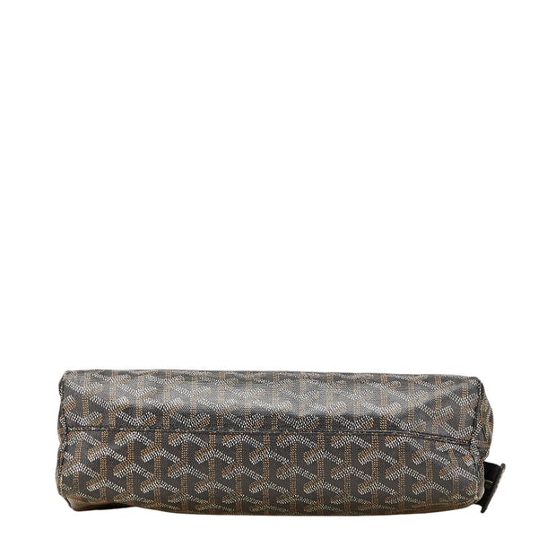 ゴヤール ミロワールPM セカンドバッグ クラッチバッグ ブラック マルチカラー PVC レザー レディース GOYARD 【中古】