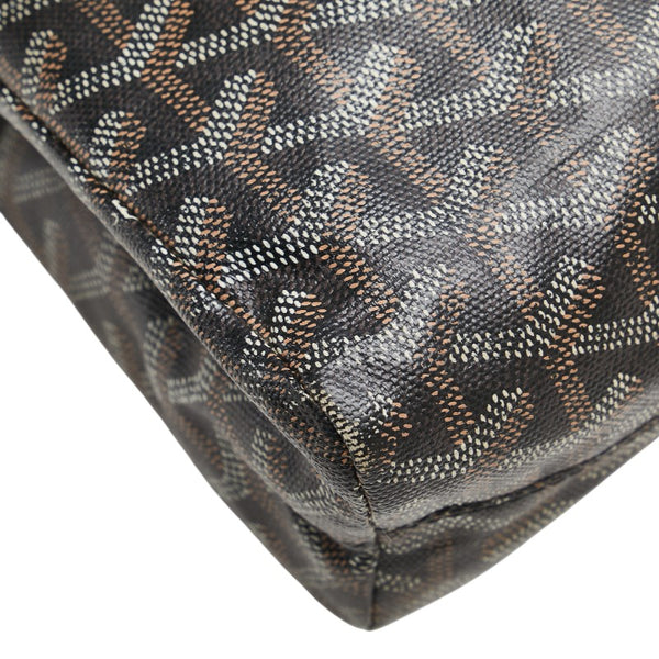 ゴヤール ミロワールPM セカンドバッグ クラッチバッグ ブラック マルチカラー PVC レザー レディース GOYARD 【中古】