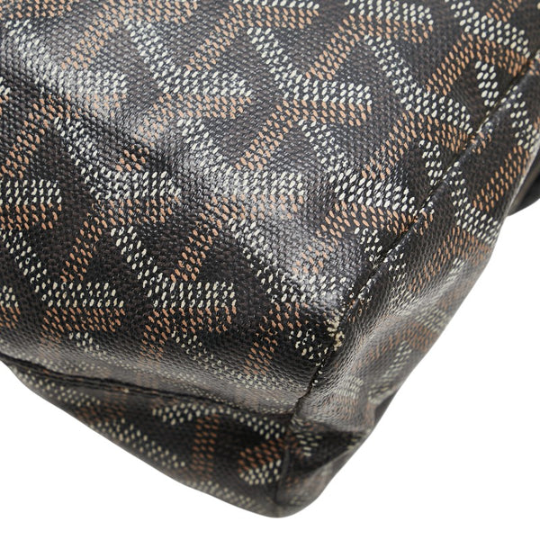 ゴヤール ミロワールPM セカンドバッグ クラッチバッグ ブラック マルチカラー PVC レザー レディース GOYARD 【中古】