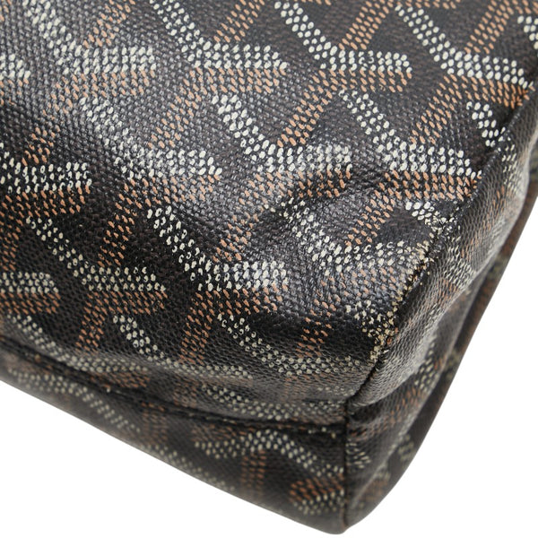 ゴヤール ミロワールPM セカンドバッグ クラッチバッグ ブラック マルチカラー PVC レザー レディース GOYARD 【中古】