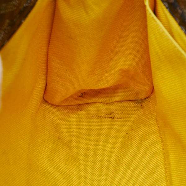 ゴヤール ミロワールPM セカンドバッグ クラッチバッグ ブラック マルチカラー PVC レザー レディース GOYARD 【中古】