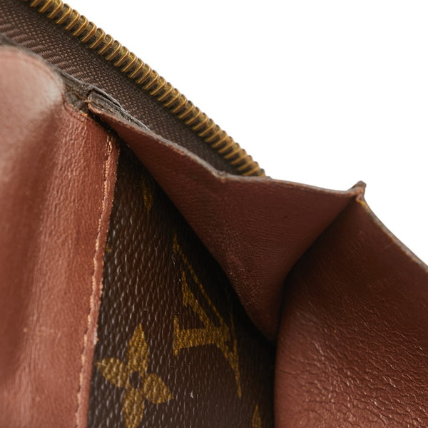 ルイ ヴィトン モノグラム ポッシュエスカパド 二つ折り財布 M60113 ブラウン 茶 PVC レザー レディース LOUIS VUITTON 【中古】