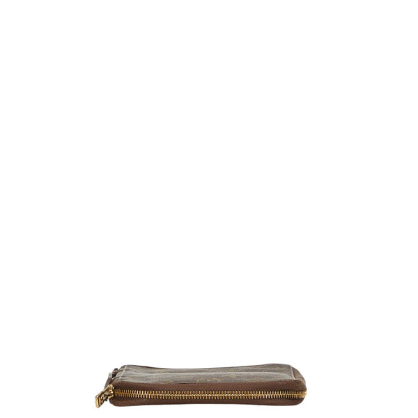 ルイ ヴィトン モノグラム ポッシュエスカパド 二つ折り財布 M60113 ブラウン 茶 PVC レザー レディース LOUIS VUITTON 【中古】