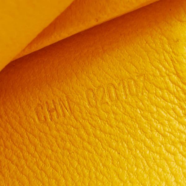 ゴヤール マティニョンGM ラウンドファスナー 長財布 レッド PVC レザー レディース GOYARD 【中古】