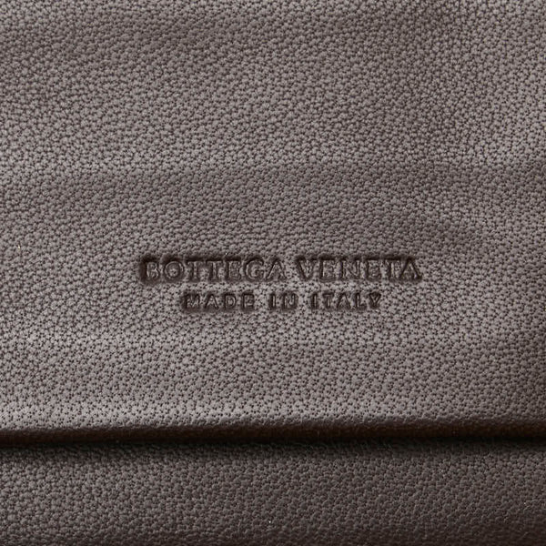 ボッテガヴェネタ イントレチャート 長財布 トラベルケース ブラウン レザー レディース BOTTEGAVENETA 【中古】