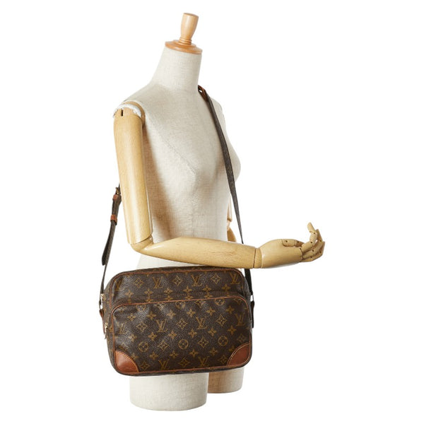 ルイ ヴィトン モノグラム ナイル ショルダーバッグ M45244 ブラウン PVC レザー レディース LOUIS VUITTON 【中古】
