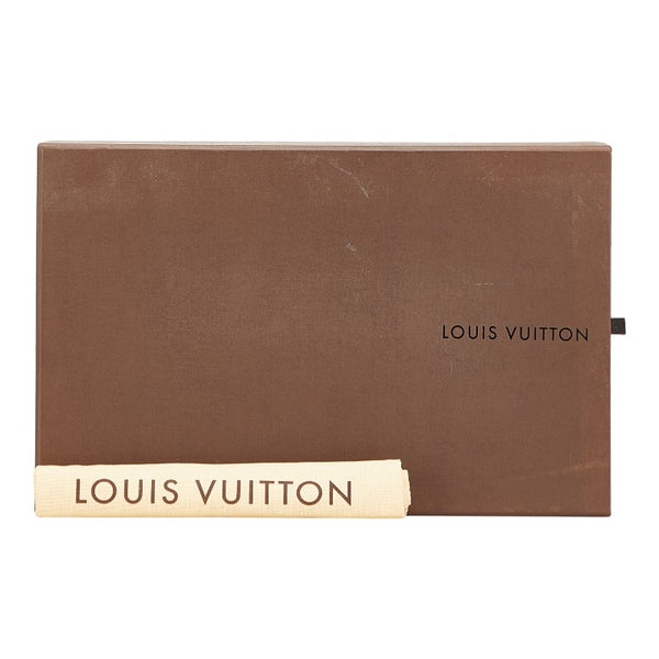 ルイ ヴィトン ヴィトンカップ デッキシューズ サイズ:7 ブラウン イエロー レザー メンズ LOUIS VUITTON 【中古】
