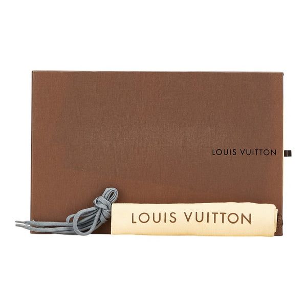 ルイ ヴィトン チャッカーブーツ ブーツ サイズ:7 ライトグレー ブラウン スウェード メンズ LOUIS VUITTON 【中古】
