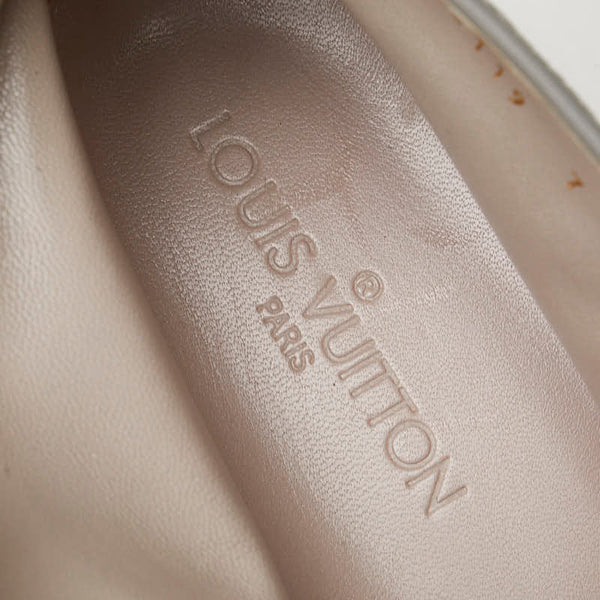 ルイ ヴィトン チャッカーブーツ ブーツ サイズ:7 ライトグレー ブラウン スウェード メンズ LOUIS VUITTON 【中古】