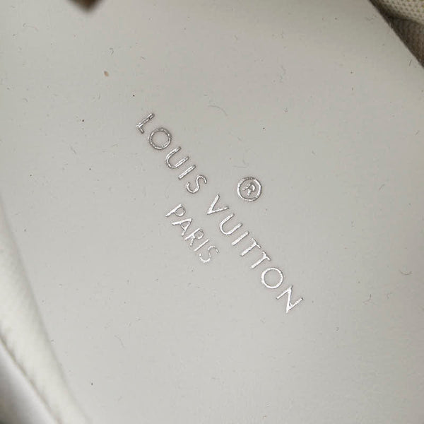 ルイ ヴィトン アークライト スニーカー サイズ:42 ホワイト グレー イエロー レザー メンズ LOUIS VUITTON 【中古】