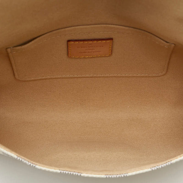 ルイ ヴィトン ダミエ アズール フェイボリットMM チェーン ハンドバッグ N41275 ホワイト PVC レザー レディース LOUIS VUITTON 【中古】