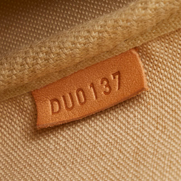 ルイ ヴィトン ダミエ アズール フェイボリットMM チェーン ハンドバッグ N41275 ホワイト PVC レザー レディース LOUIS VUITTON 【中古】