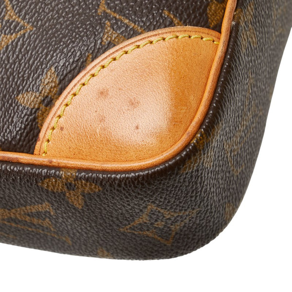 ルイ ヴィトン モノグラム ダヌーブ 斜め掛け ショルダーバッグ M45266 ブラウン PVC レザー レディース LOUIS VUITTON 【中古】