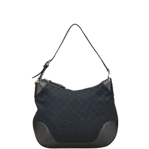グッチ GGキャンバス ワンショルダーバッグ 211810 ブラック キャンバス レザー レディース GUCCI 【中古】