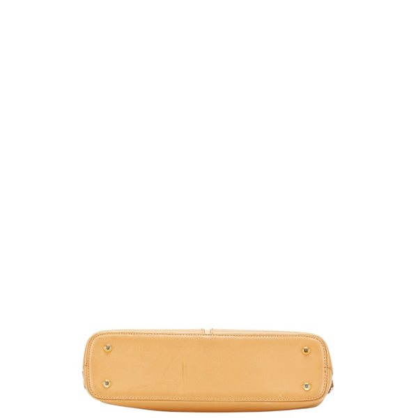 バーバリー ノバチェック ロゴ ワンショルダーバッグ ベージュ レザー レディース BURBERRY 【中古】