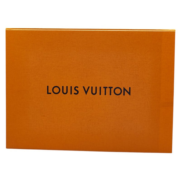 ルイ ヴィトン エシャルプ ジャイアントモノグラム ジャングル マフラー M76345 ブラック レッド ウール シルク レディース LOUIS VUITTON 【中古】