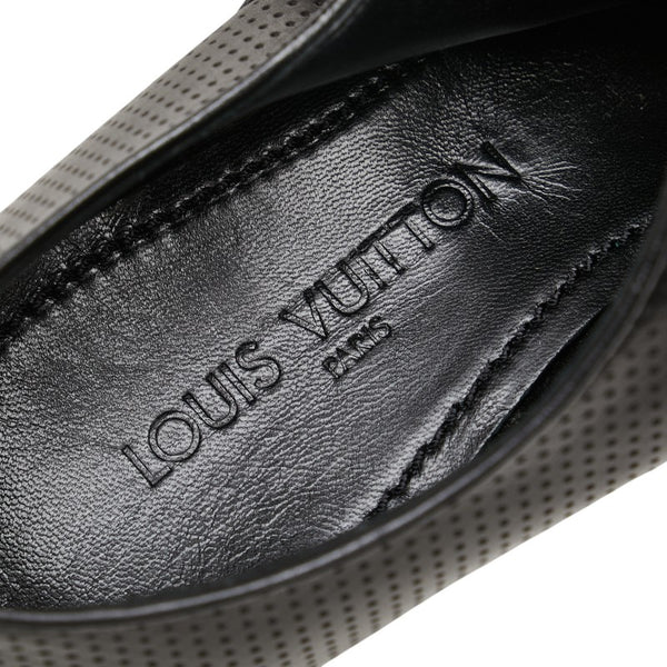 ルイ ヴィトン パンチング ドレスシューズ サイズ：7 ブラック レザー メンズ LOUIS VUITTON 【中古】