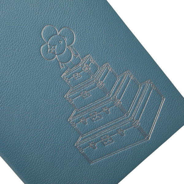 ルイ ヴィトン ヴィヴィエンヌ ノベルティ 手帳 R98588 ライトブルー レザー 紙 レディース LOUIS VUITTON 【中古】