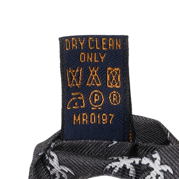 ルイ ヴィトン クラヴァット LV パームツリーズ ネクタイ M71735 グレー マルチカラー シルク メンズ LOUIS VUITTON 【中古】