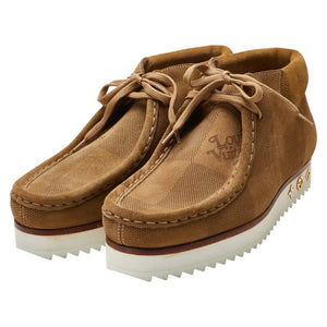 ルイ ヴィトン × NIGO ダミエ LV モッズライン ブーツ サイズ:7 ブラウン スウェード メンズ LOUIS VUITTON 【中古】