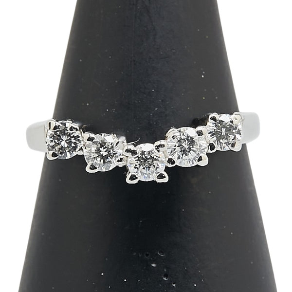 Pt900 プラチナ ダイヤ0.50ct リング 指輪 レディース 11号 【中古】