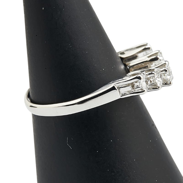 Pt900 プラチナ ダイヤ0.50ct リング 指輪 レディース 11号 【中古】